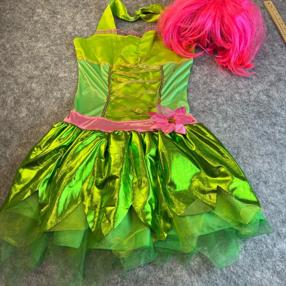 Disney Green and Pink Fairy Costume for Kids